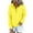 Yellow12, variant on Lmnyox Hoodies for Women Long Sleeve V Neck Button Sweatshirts with Pocket Fall Winter Drawstring Pullover Tops
