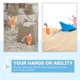 thumbnail image 4 of 12 unids DIY People Figura Modelo Plastic People Models Sand Table Disposición Decoraciones, 4 of 8