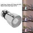 thumbnail image 3 of OTVIAP LED Faucet Sprayer,Kitchen Spray Head,Swivel 3Colors Temperature Controlled LED Light Kitchen Sink Faucet Spray Head Sprayer, 3 of 4