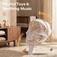 thumbnail image 4 of HARPPA Electric Baby Swing for Newborns with 10 Lullabies, 5 Sway Speed, Khaki, 4 of 8