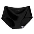 thumbnail image 2 of Bragas de de las mujeres Calzoncillos transpirables Hipster de cintura media - L Negro jinwen bragas sin costuras mujeres, 2 of 3