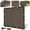 Brown, variant on Sinkoo 95% Black Sun Shade Cloth, 6.5x6.5Ft Durable Mesh Tarp with Grommets, Sunshade Cloth for Camping, Greenhouse, Plant, Car, Backyard Patio Garden