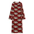 thumbnail image 5 of Rudolph And Clarice Bathrobe Plush Bathrobe Cozy Unisex Winter Bathrobe Warm Water Absorbent, 5 of 9