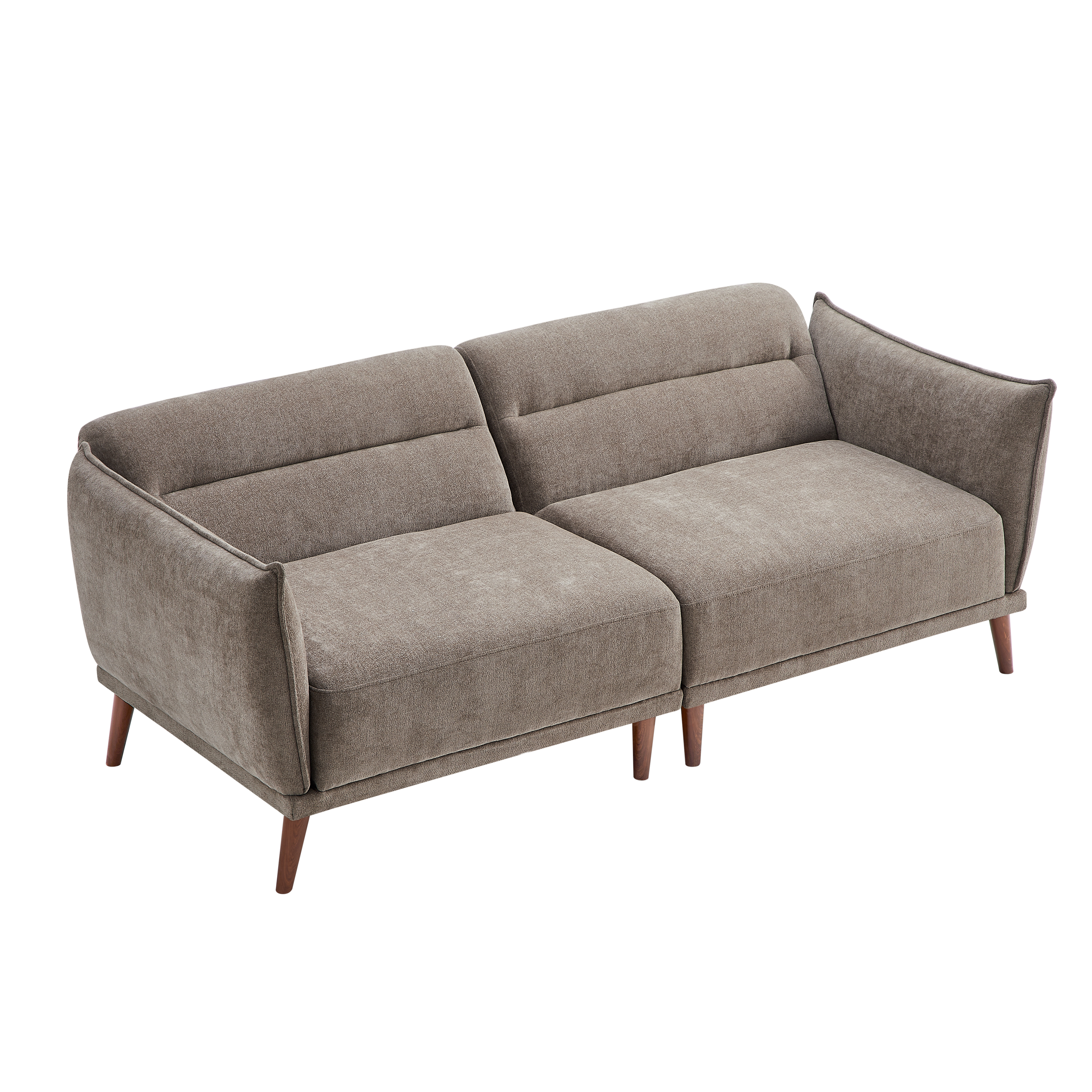 Mainstays 78.7" Adjustable Back Modern Futon, Brown photo 6