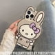 thumbnail image 1 of Funda de teléfono móvil de dibujos animados Kawaii Sanrio Hellokittyed Kuromi My Melody, Linda belleza de moda, funda protectora de silicona anticaída, 1 of 4