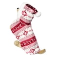 thumbnail image 6 of SPRING PARK Dog Cat Clothes, Soft Warm Coat Coral Fleece Pet Christmas Snowflake Cloak Outfits Costumes, 6 of 7