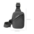 thumbnail image 3 of Openpig Mini Sling Bag Men Small Crossbody Bag Women Fanny Packs Casual Phone Chest Bag Waterproof Slim Personal Pocket Bag Backpack for Travel Hiking, 3 of 6