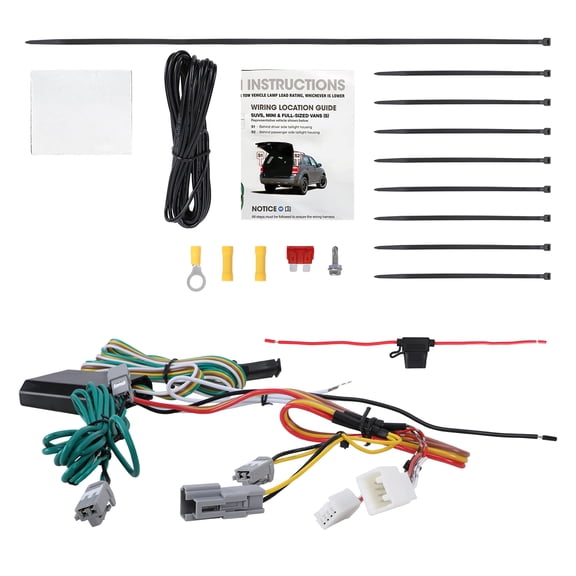 4-Pin Trailer Wiring Harness for Toyota Sienna SE 2015-2020,Toyota Sienna 2011-2014