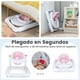 thumbnail image 4 of Costway Andador para Bebés Plegable con Ruedas Altura Ajustable a 3 Niveles Cojín de Asiento Desmontable Andador para Niños 6-36 Meses, 4 of 9