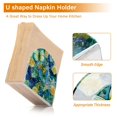 thumbnail image 4 of Qxltty Green Butterfly Acrylic Napkin Holder Set of 1 Transparent Dining Table Kitchen Cafeteria Home Decor 4.1x4.9x1.97in, 4 of 9