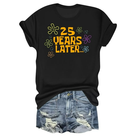 25 Years Later Card Meme T-Shirt – Vintage Humor Anniversary Theme – 25th Birthday or Celebration