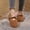 Brown, variant on Women's Beaded Strap Fuzzy Sherpa Mary Jane Flats Warm Lined Closed Toe Winter Slip On Loafers Beige