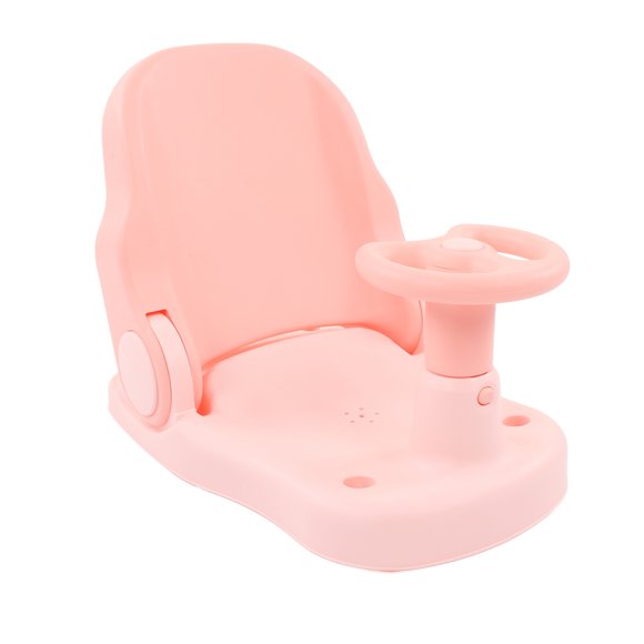 Asiento de baño para bebé, antideslizante, ajustable, de seguridad, para bañera de bebé, silla de ducha para bebés y niños pequeños, color rosa
