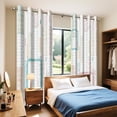 thumbnail image 3 of Colorful Abstract Blackout Grommet Curtains Geometric Pattern Line Dot Art Printed Window Drapes For Bedroom Living Room Kitchen Decoration 53"W x 96"L (Pack of 2), 3 of 6