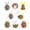 A003- Clear (Rabbit Egg), variant on Back to School Window Decor Diy Craft Set, Decoupage Paper for Crafts, Colored Paper for Crafts, Paper Craft Supplies for Classroom Home Wall Decor, 60 Piece Cutouts with Hanging