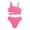 56Pink93, variant on WERYOUNG Girl's Swimsuit Sets Sleeveless Solid Color Asymmetrical Tops And Bottom Tankini Swimsuits Kids 2 Piece Swimwear Swimming Training Versatile Cozy Children Swim Wear