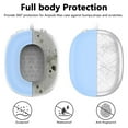 thumbnail image 3 of Silicone Case Cover for AirPods , 3 in 1 Headphone Case Cover with Ear Pad Case Cover, Ear Cups Cover, Headband Cover, Hard Shell Headphone Case, 3 of 7