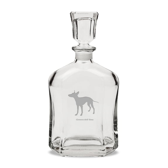 Cirneco Dell'Etna 23.75 oz Classic Whiskey Decanter