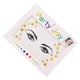 thumbnail image 1 of Vogacara Joyas para la frente de ojos, pegatinas autoadhesivas de diamantes de imitación, maquillaje facial ostentoso, decoraciones DIY para Tratamientos faciales tipo 4, 1 of 6