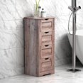 thumbnail image 3 of Radirus 4-Drawer Bathroom Storage Cabinet, Keep Your Bathroom Neat and Tidy, 3 of 8