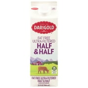 Darigold Fat Free Half and Half, Refrigerated, 1 Quart, 32 fl oz