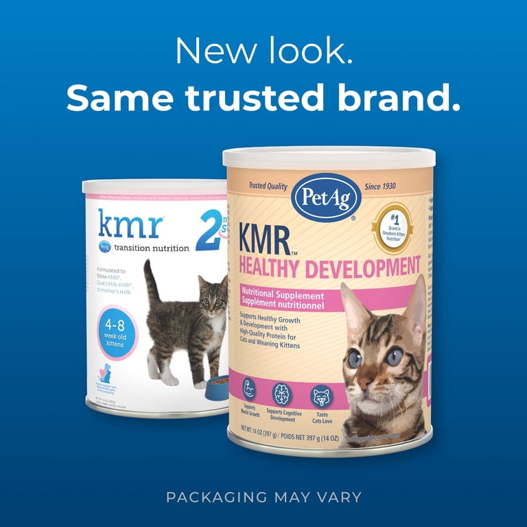 PetAg, KMR 2nd Step Kitten Weaning Food, 14 oz, Supports