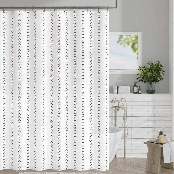 Cortina Jinchan Impermeable Boho Geométrica 178x183 cm