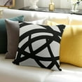 thumbnail image 3 of Double Sided Design Black and White Throw Pillow Covers - Modern Throw Pillow Cases for Home Decor, Design Cushion Cover,Bedroom Bed Outdoor Couch Sofa, 3 of 5