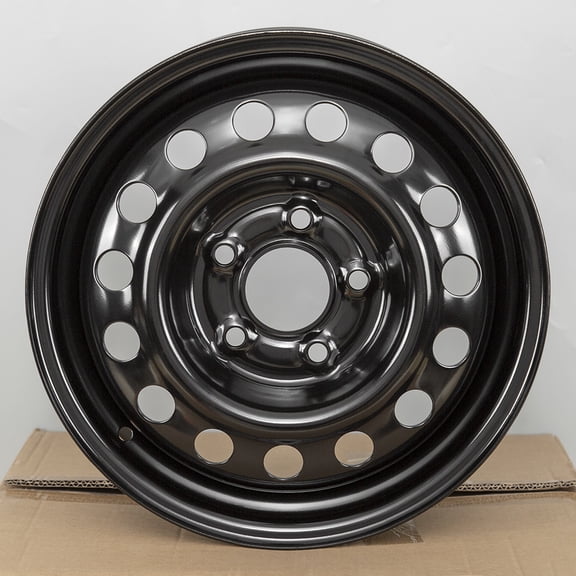 New Wheel For 2013-2021 Nissan NV200 15 X 5.5 Inch Black Steel Rim