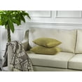 thumbnail image 6 of 3S Brother's Solid Color Cushion Cover Velvet Look Home Décor Throw Pillow Case with Invisible Zipper Set of 2 Pieces for Chair Couch Bedroom & Livingroom Décor Pillowcase - Cream 12"x20" Each, 6 of 9
