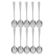 thumbnail image 5 of KAKOWELY 1 juego de utensilios de acero inoxidable para servir. Incluye cucharas para servir y cucharas ranuradas para fiestas, cenas, restaurantes y banquetes., 5 of 5