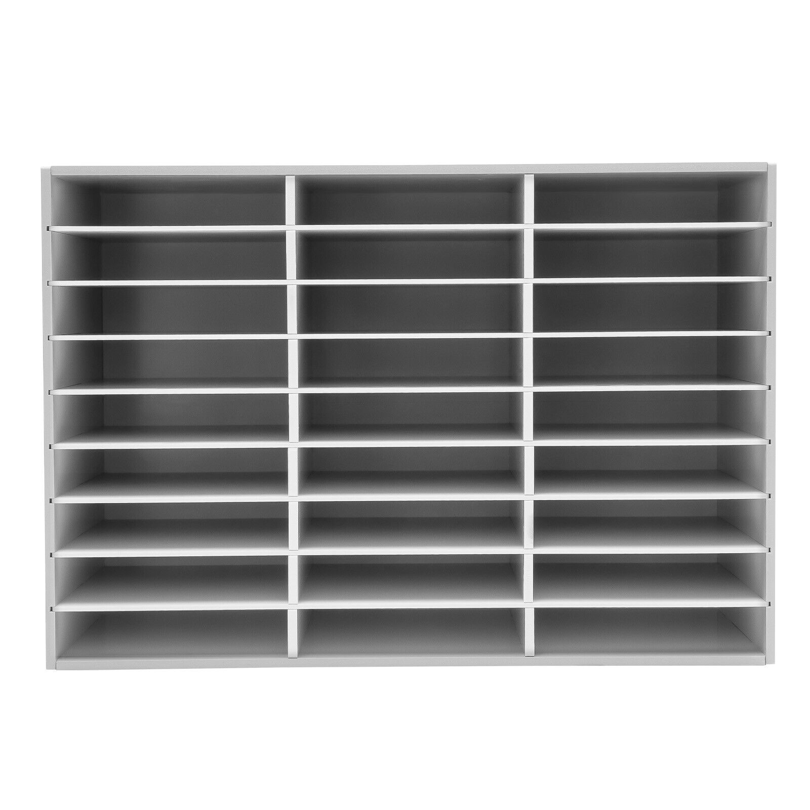 27 Slots Literature Organizer for Classroom,Desktop File Sorter for Office, Mailbox Keeper
