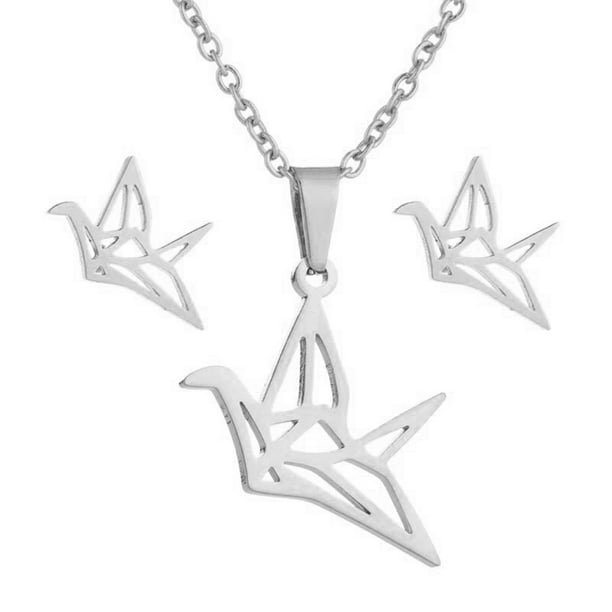 Paper cheap crane jewelry