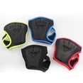 thumbnail image 3 of Guantes deportivos de fitness para mujer, antideslizantes, con protección de medio dedo, para entrenamiento, yoga, ejercicio, barra horizontal de hierro anticapullo, 3 of 6