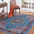 thumbnail image 2 of SAFAVIEH Journey Casey Oriental Machine Washable Area Rug, Blue/Red, 8'9" x 12', 2 of 9
