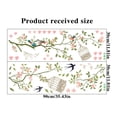 thumbnail image 5 of Calcomanías de flores de cerezo para pared, pegatinas de pared de árbol y pájaros, pegatinas de pared florales grandes y murales, calcomanías de pared de flores, 5 of 5