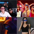thumbnail image 4 of Gafas LED Keledz personalizables RGB Fullcolor para adultos, 4 of 6