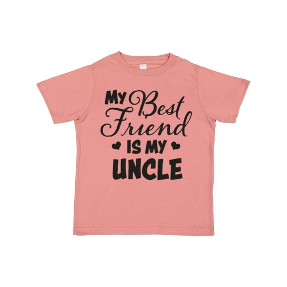 Inktastic My Best Friend is My Uncle with Hearts Boys or Girls Toddler T-Shirt