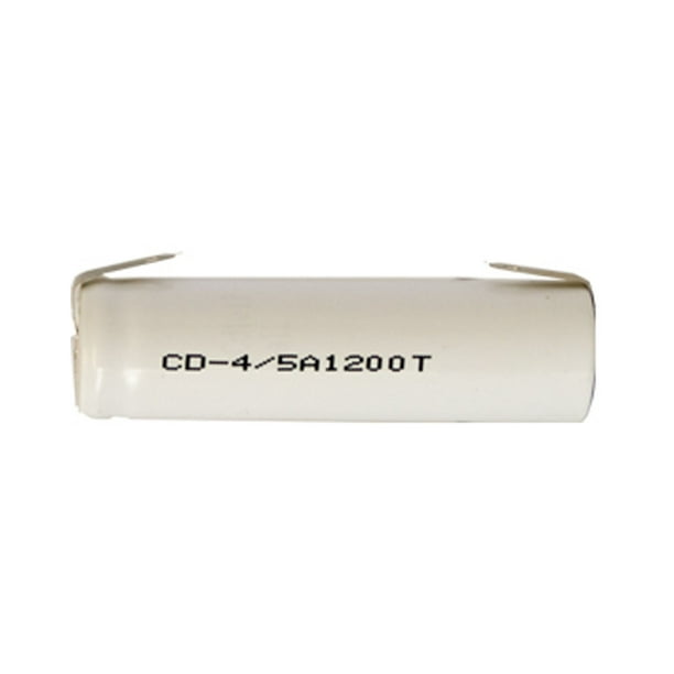 4/5 une Batterie NiCd avec Languettes (1200 mAh)
