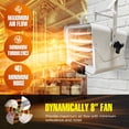 thumbnail image 4 of Calentador Dr. Infrared DR-966 240 V 3000 W/6000 W para taller, 4 of 6