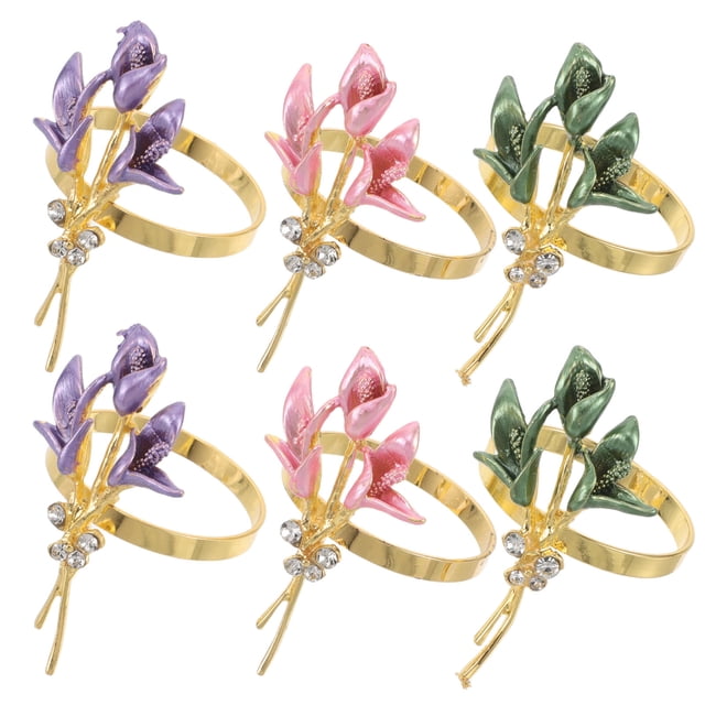 unbranded 6Ud De Servilleta Multicolor Para En Bodas Y Cenas Festivas