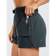 thumbnail image 3 of Shorts impermeables para mujer CRZ YOGA de 3" tiro medio, 3 of 3