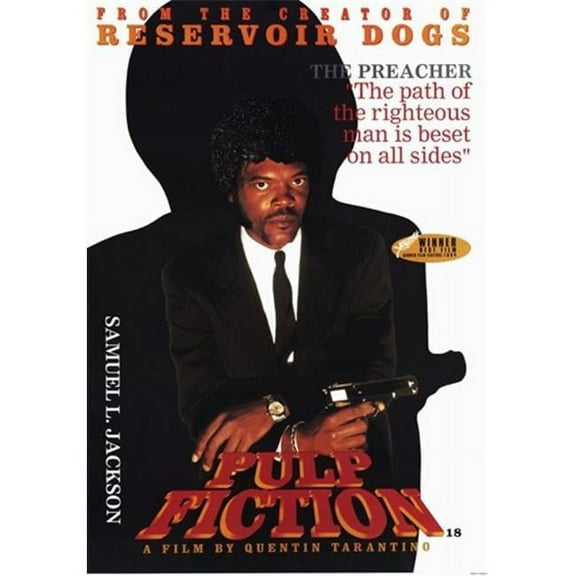 Pop Culture Graphics MOV196664 Pulp Fiction Movie Poster, 11 x 17