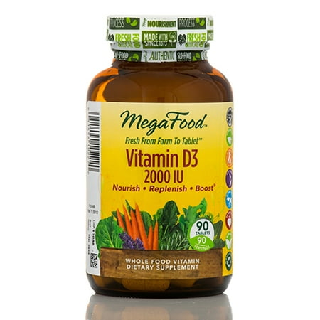 - Vitamin D3 2000 IU - 90 Tablets by MegaFood