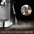 thumbnail image 4 of Mecity 20 Bar Semi-Automatic Espresso Machine with Steam Wand, Brushed Stainless Steel, 4 of 8