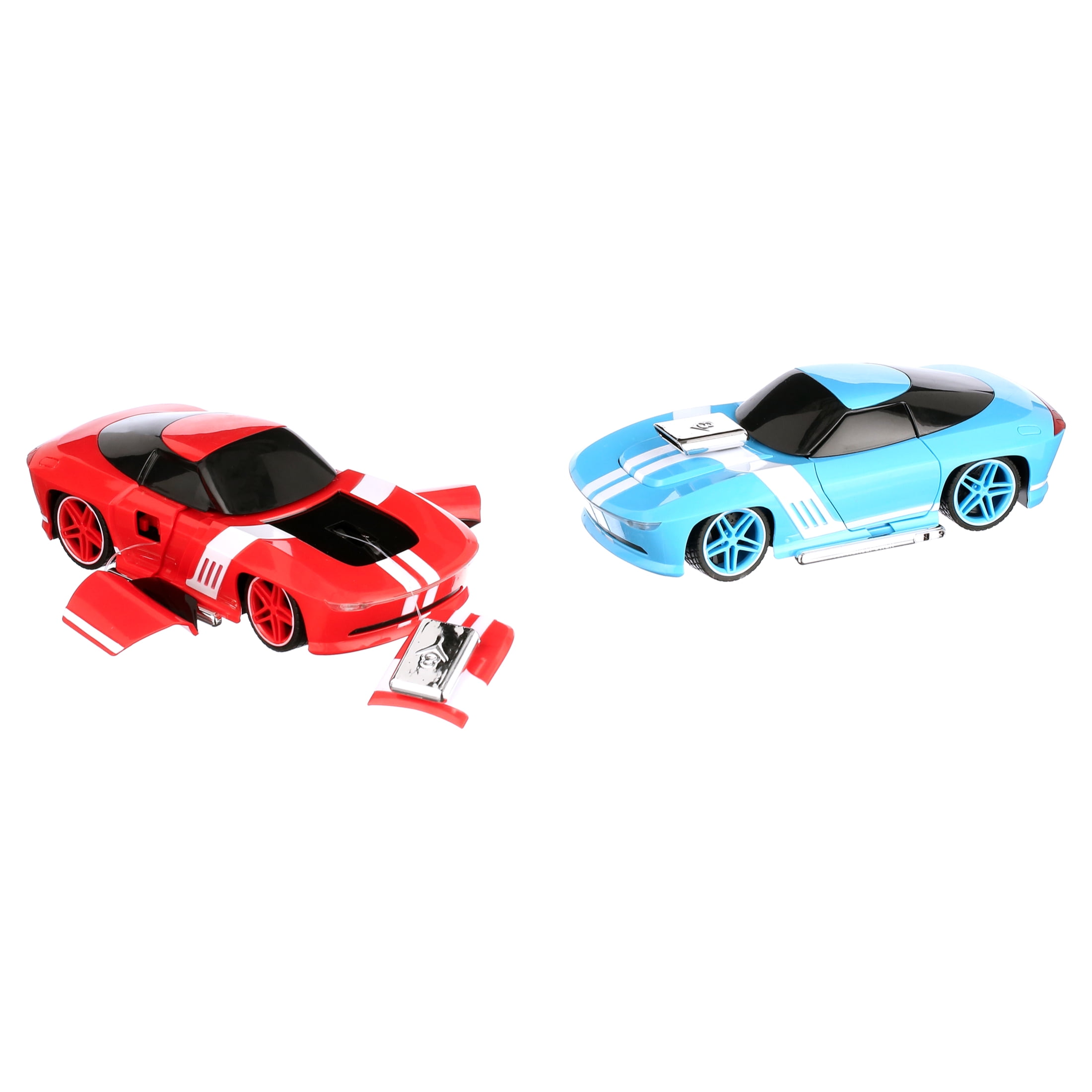 Sharper Image® Body Shop Remote Control Demolition Car for Children, 2 Pack - Blue/Red