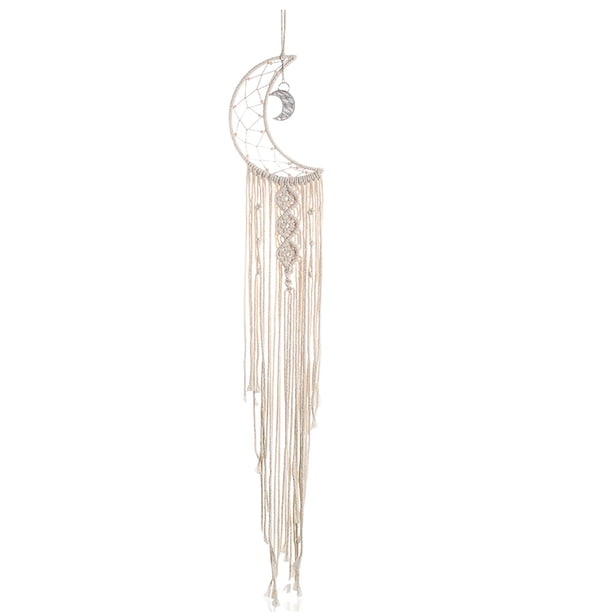 Injueey Tapiz tejido para colgar en la pared, colgantes para el salón, adorno de fiesta, artesanía, decoración del hogar, regalos de inauguración de Decoración del hogar Luna Injueey HA059155-01