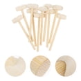thumbnail image 6 of Ortofally Wooden Hammers Small Wood Mallets: Mallet Hand Tool Small 10pcs Pounding Educational for Lobster Chocolate Egg Cracking, 6 of 10