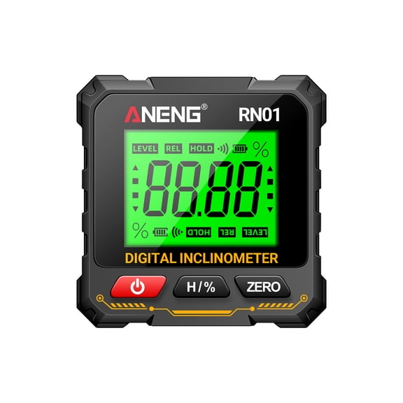 ANENG Digital Inclinometer RN01 Magnetic Angle Gauge for Woodworking