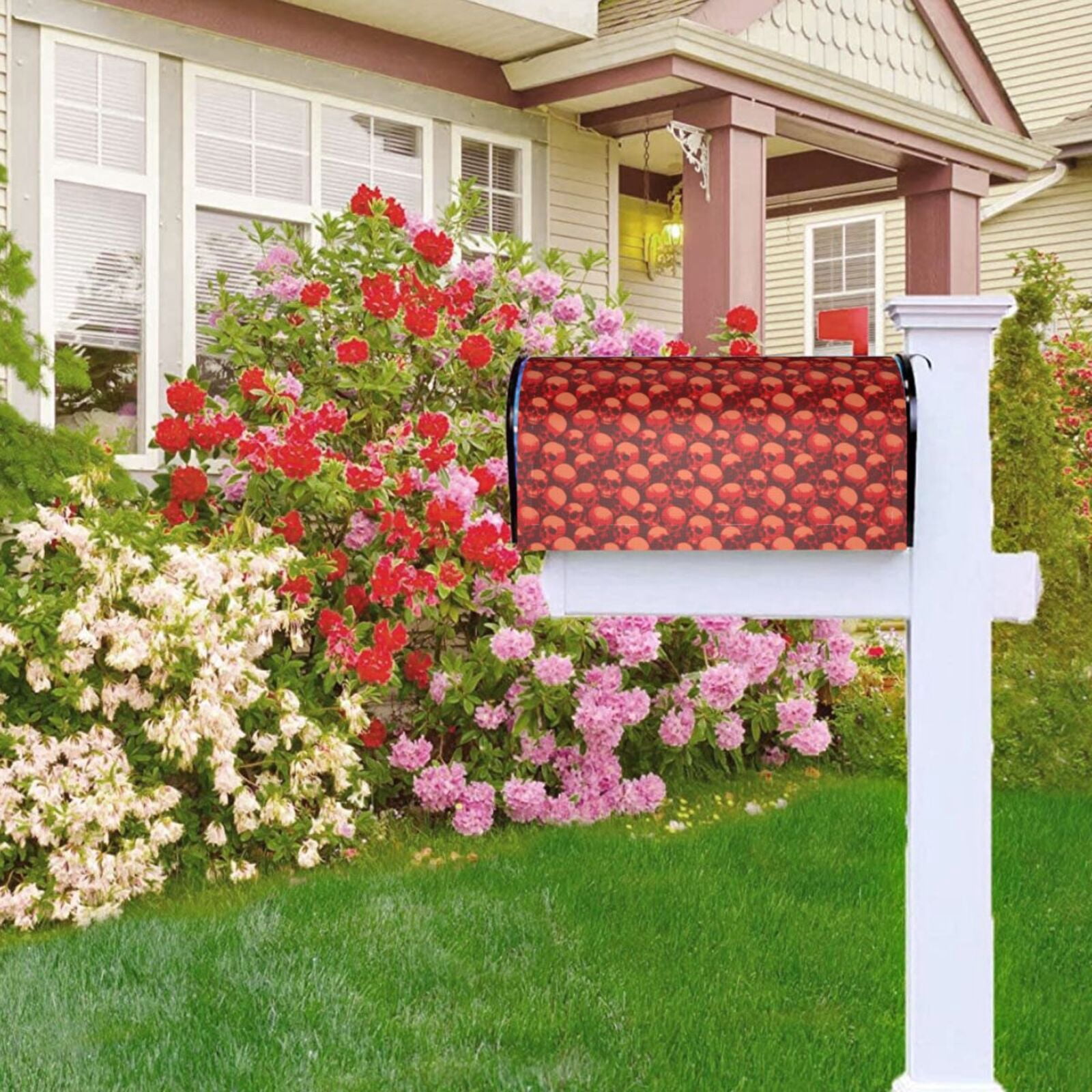Kdxio Magnetic Mailbox Cover 21x18 in Mailbox Cover Outdoor Decoration Holiday Mailbox Covers for Home Garden Yard-21x18 in